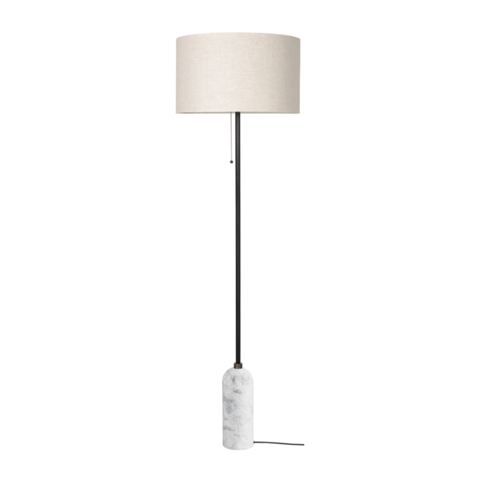 GRAVITY floor lamp white marble