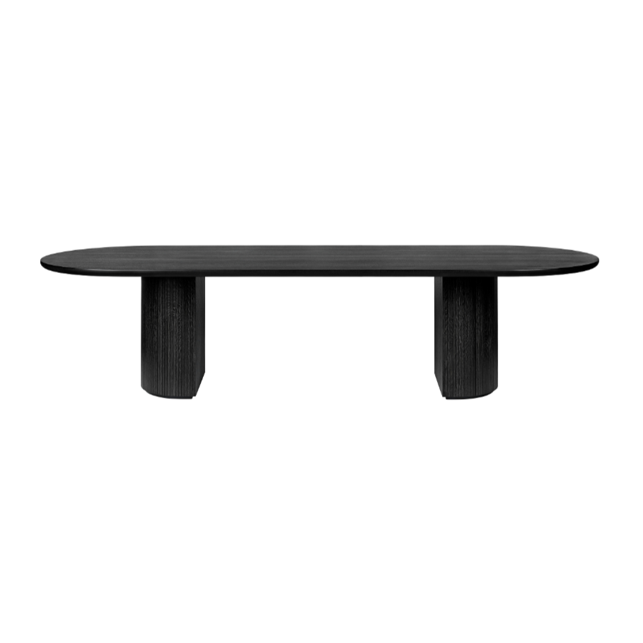MOON Table Black Oak Veneer