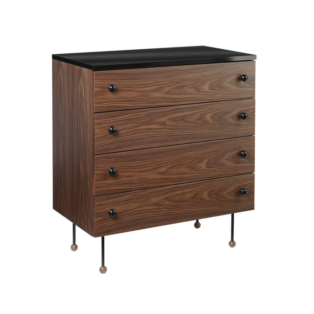 Schrank 62 Nussbaumfurnier
