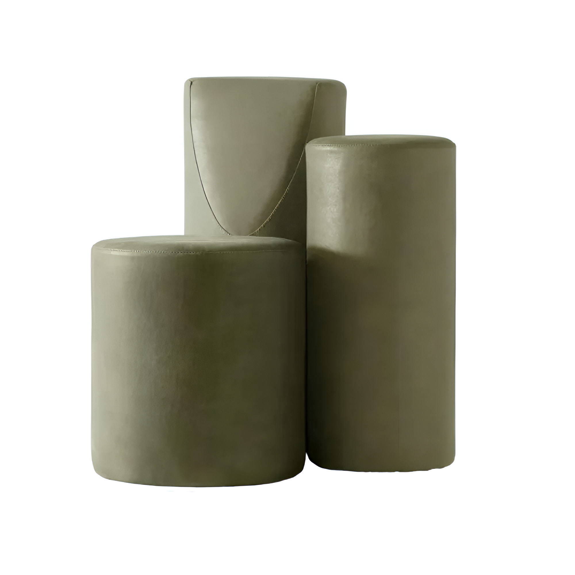 B.TRI upholstered pouf