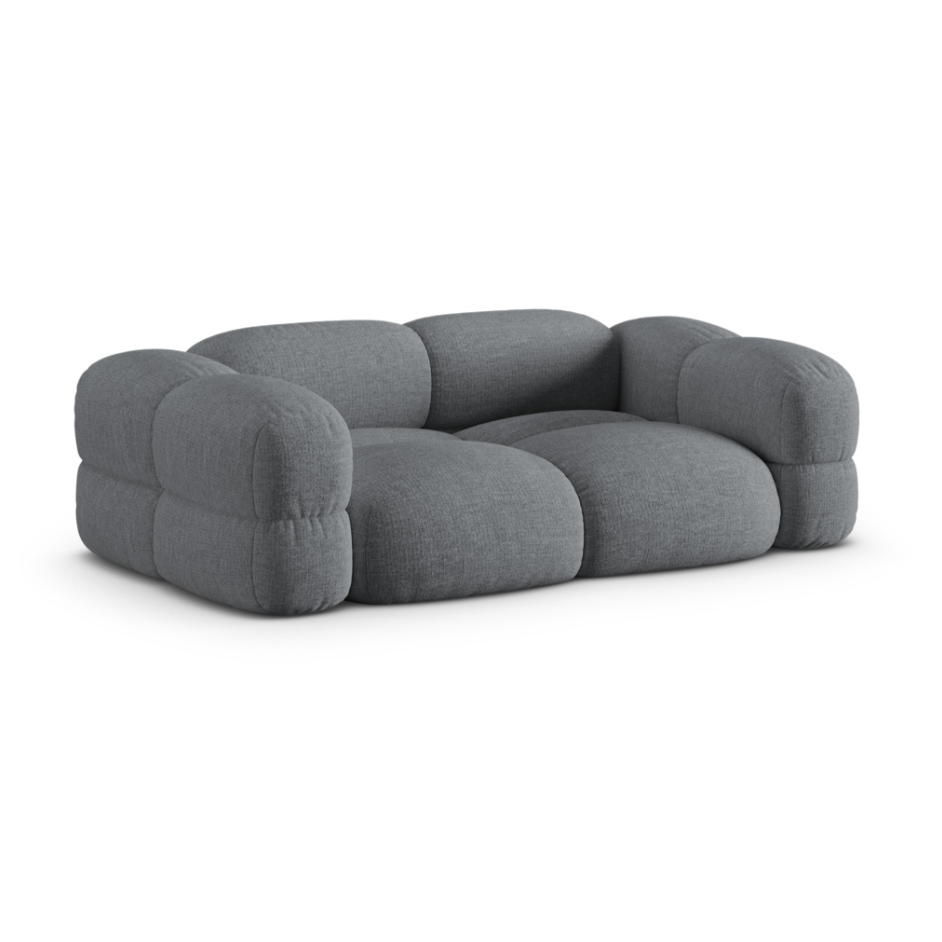3-seater Sofa LORETTO gray-blue