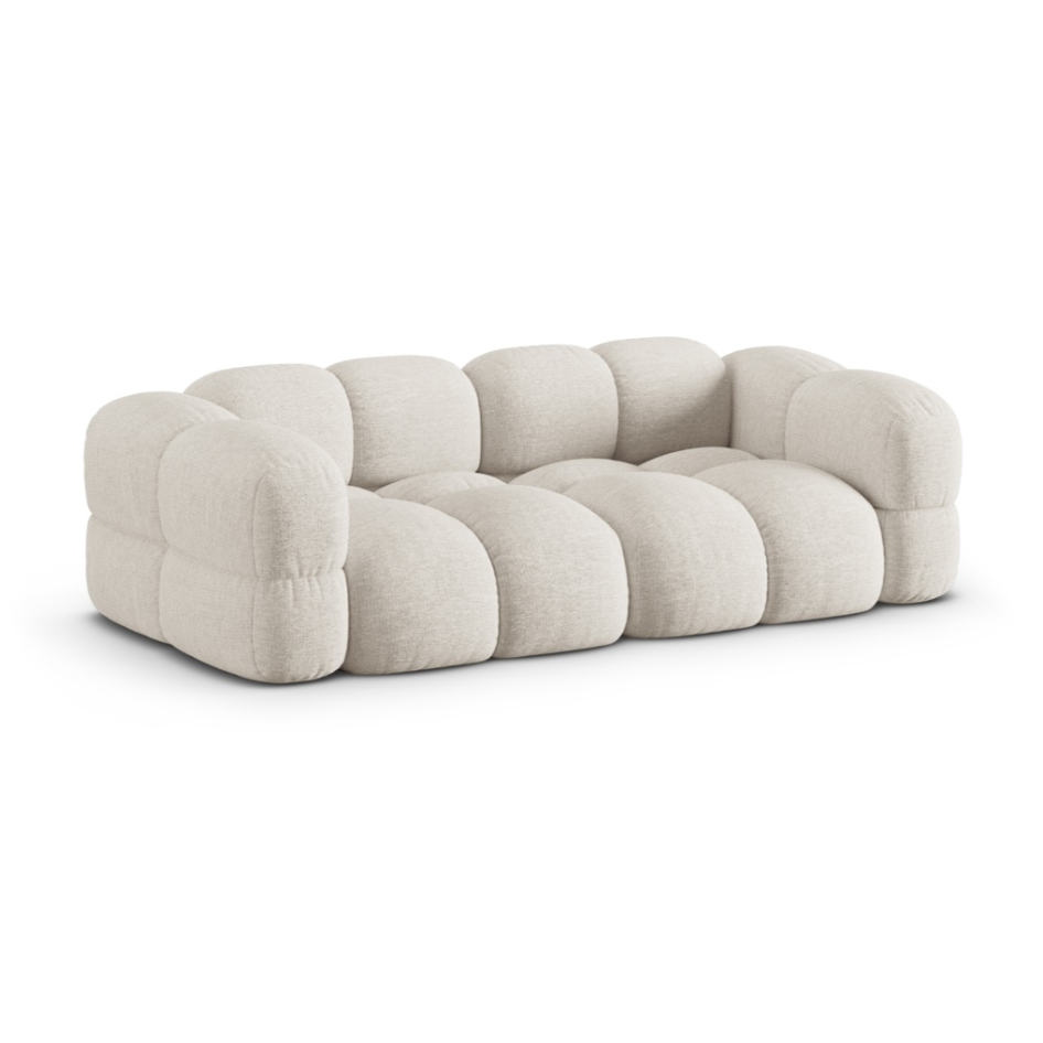 LORETTO light beige 4-seater sofa