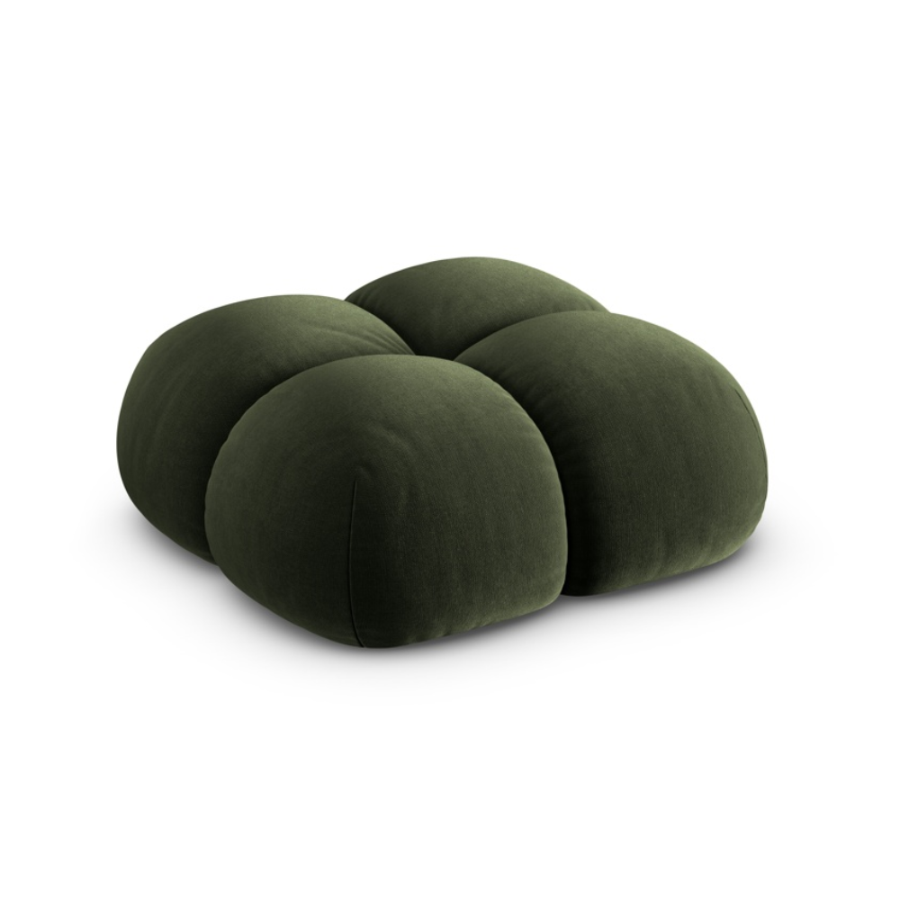 Samt Pouf LORETTO grün