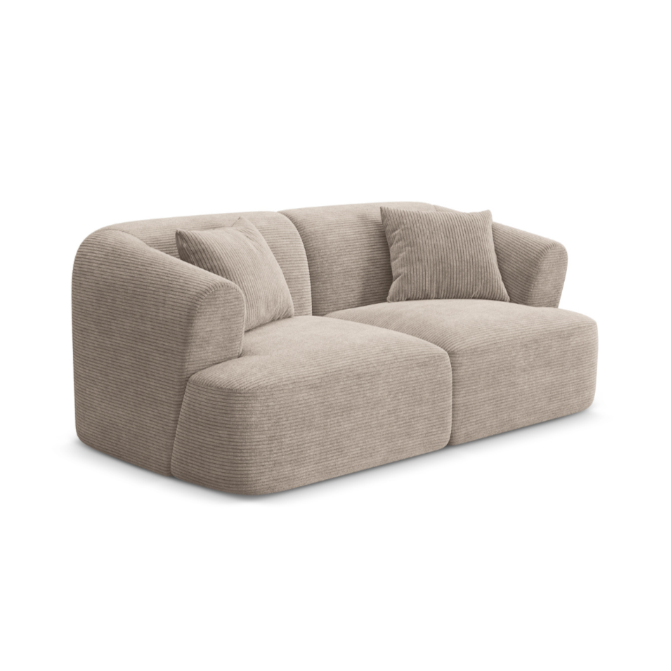 Sofa 2-Sitzer CAMPI beige Cord