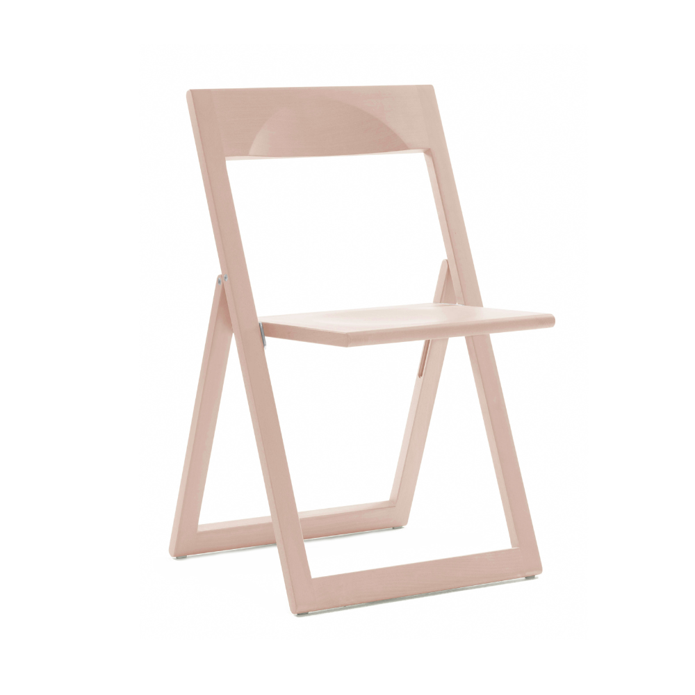 AVIVA Folding Chair Pink Beech Wood