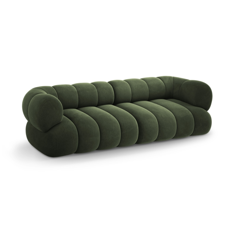 KOGE green velvet sofa for 4 people