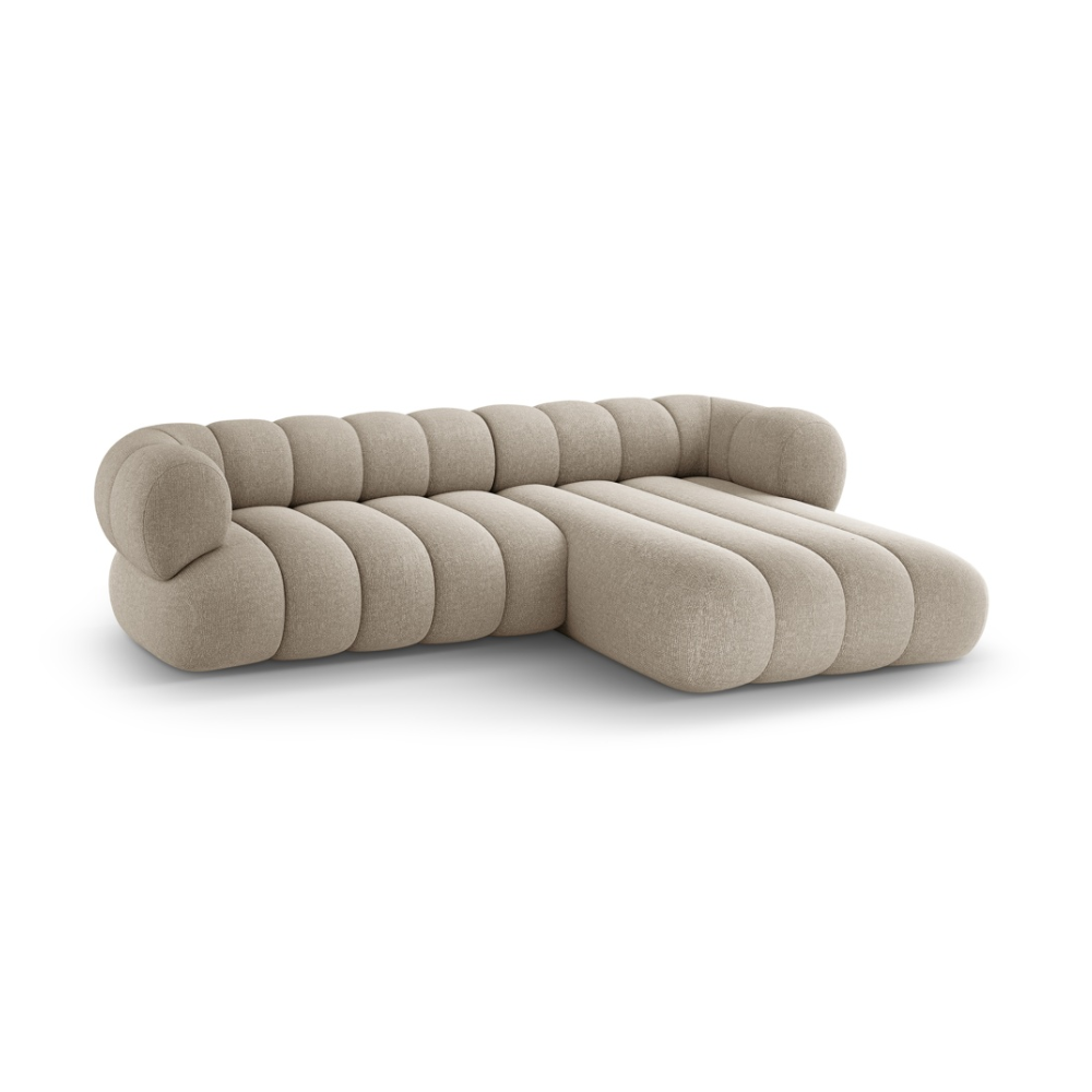 5-seater right-facing corner sofa KOGE sand