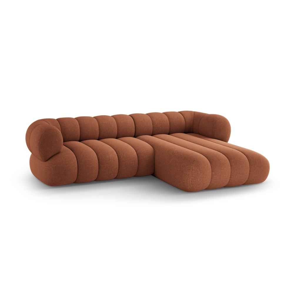 Right-facing 5-seater Corner Sofa KOGE Brick