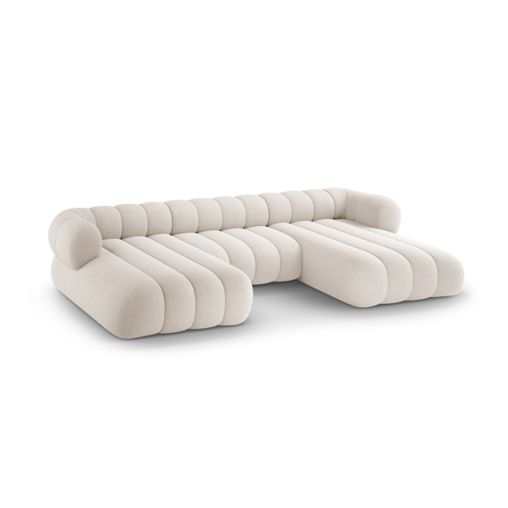 KOGE cream 6-seater panoramic sofa