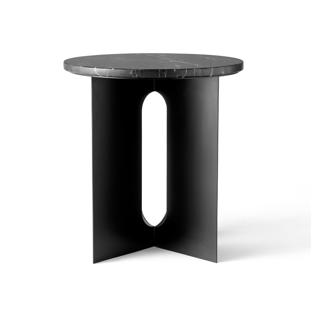 ANDROGYNE Beistelltisch schwarzer Marmor