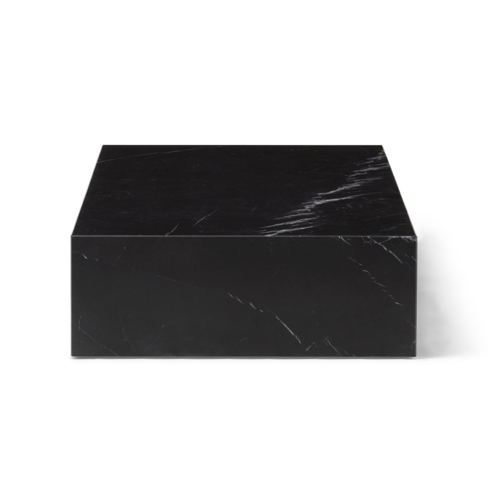 Couchtisch PLINTH schwarzer Marmor