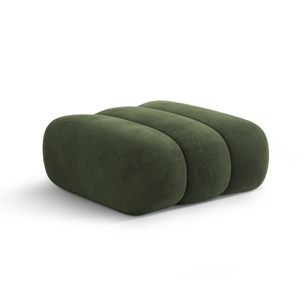 Green Velvet Pouf KOGE