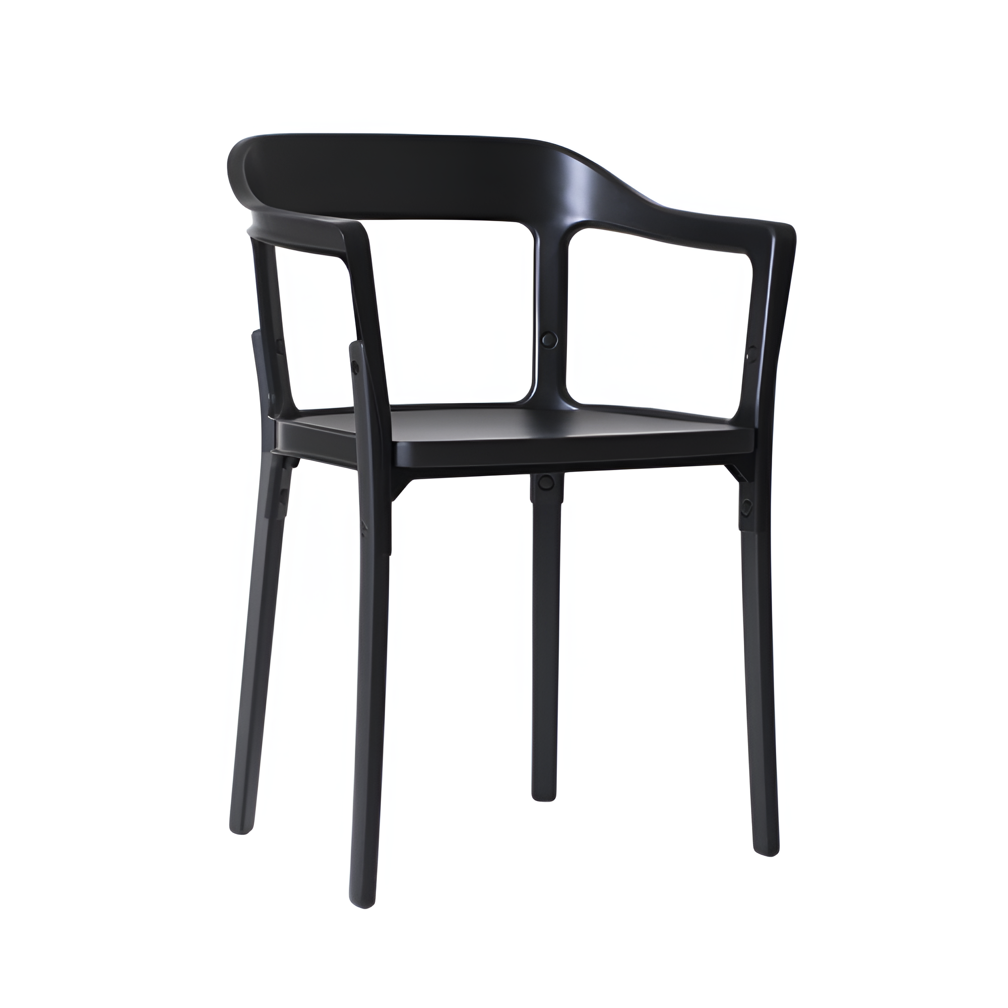 STEELWOOD Stuhl aus schwarzem Buchenholz