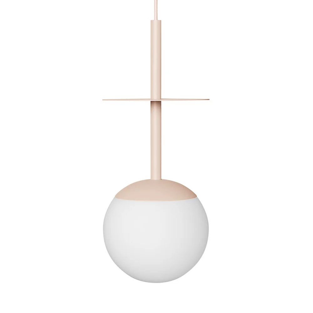 Plaat beige pendant lamp