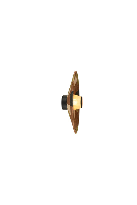 Braune Wandlampe