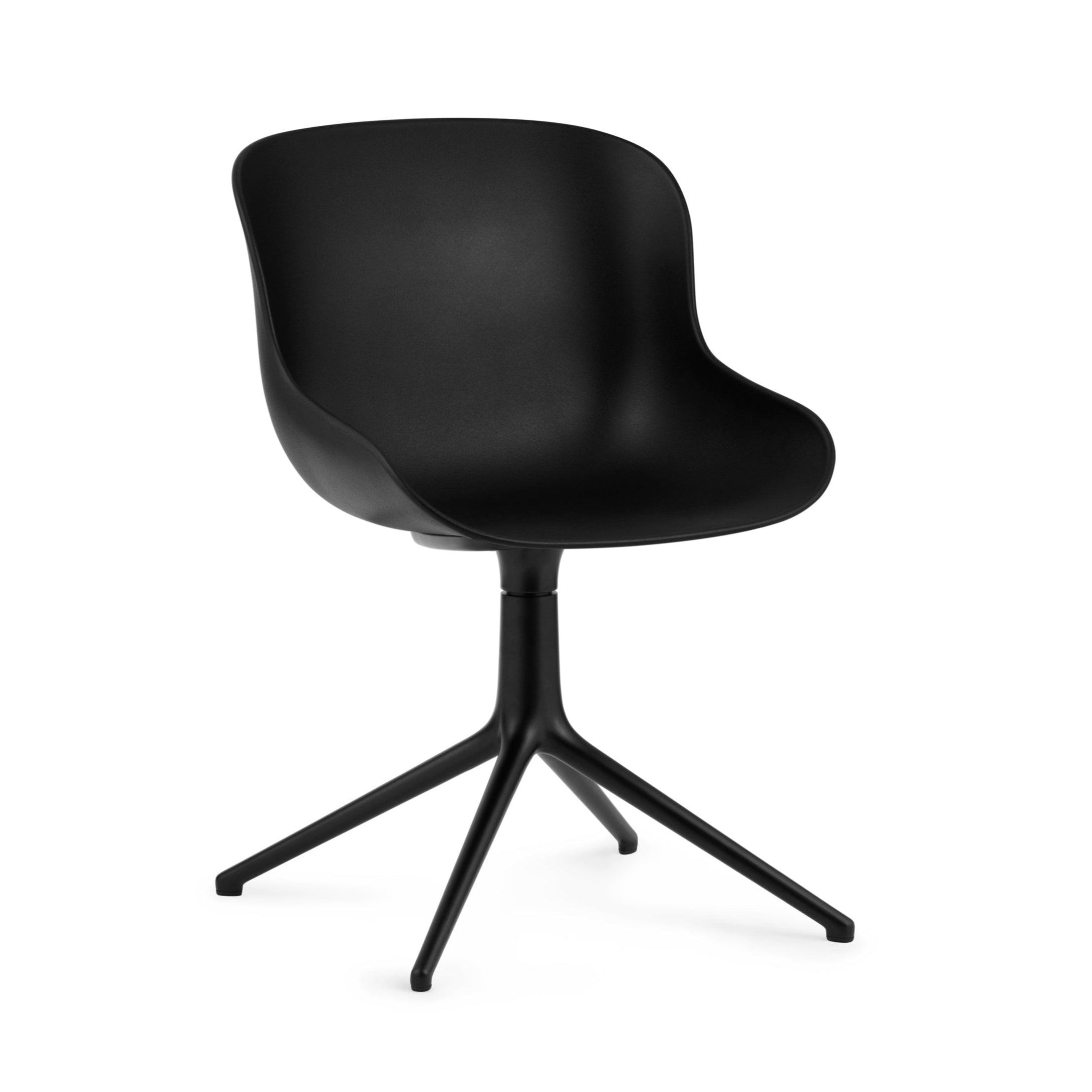 Hyg 4L Black Hyg 4L Office Chair mit einer schwarzen Basis