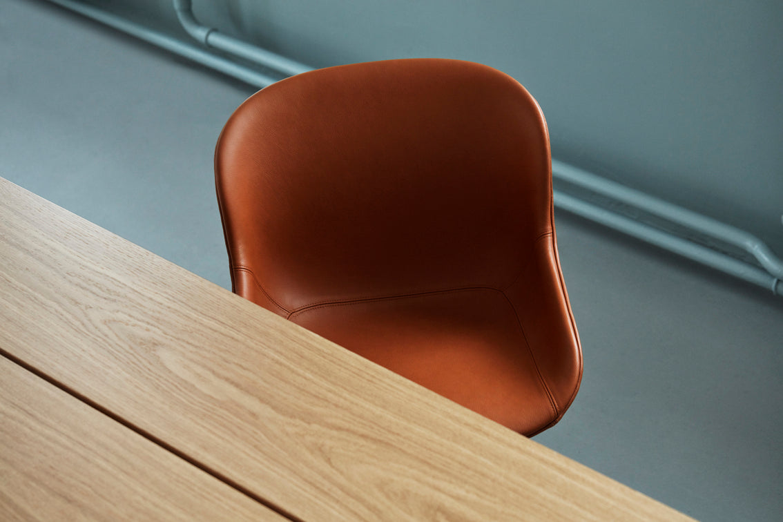 Hyg 4L Polsterer Bürostuhl mit einer Aluminiumbasis