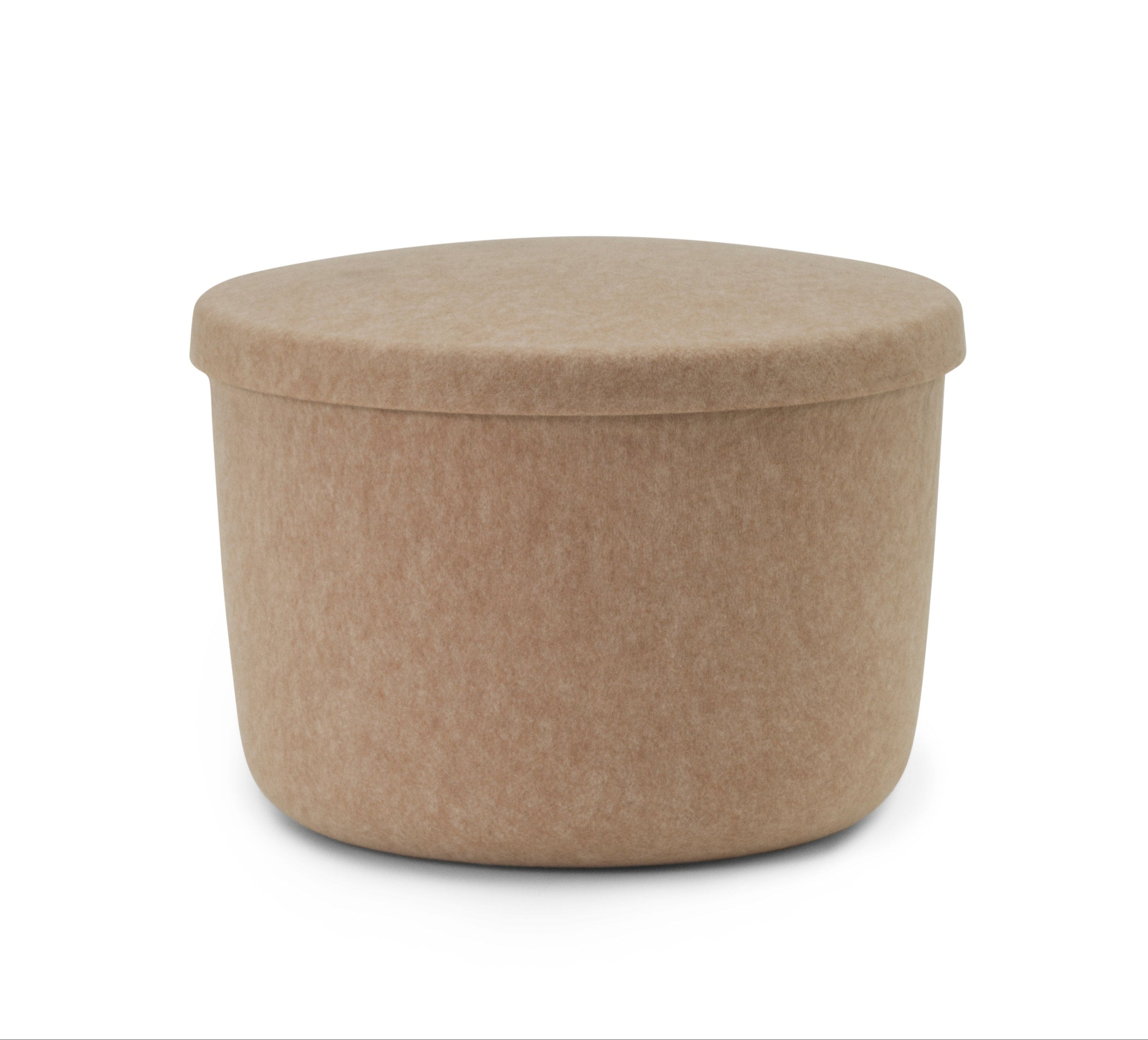 Pouf mit einer Aufbewahrung von Verstecksand