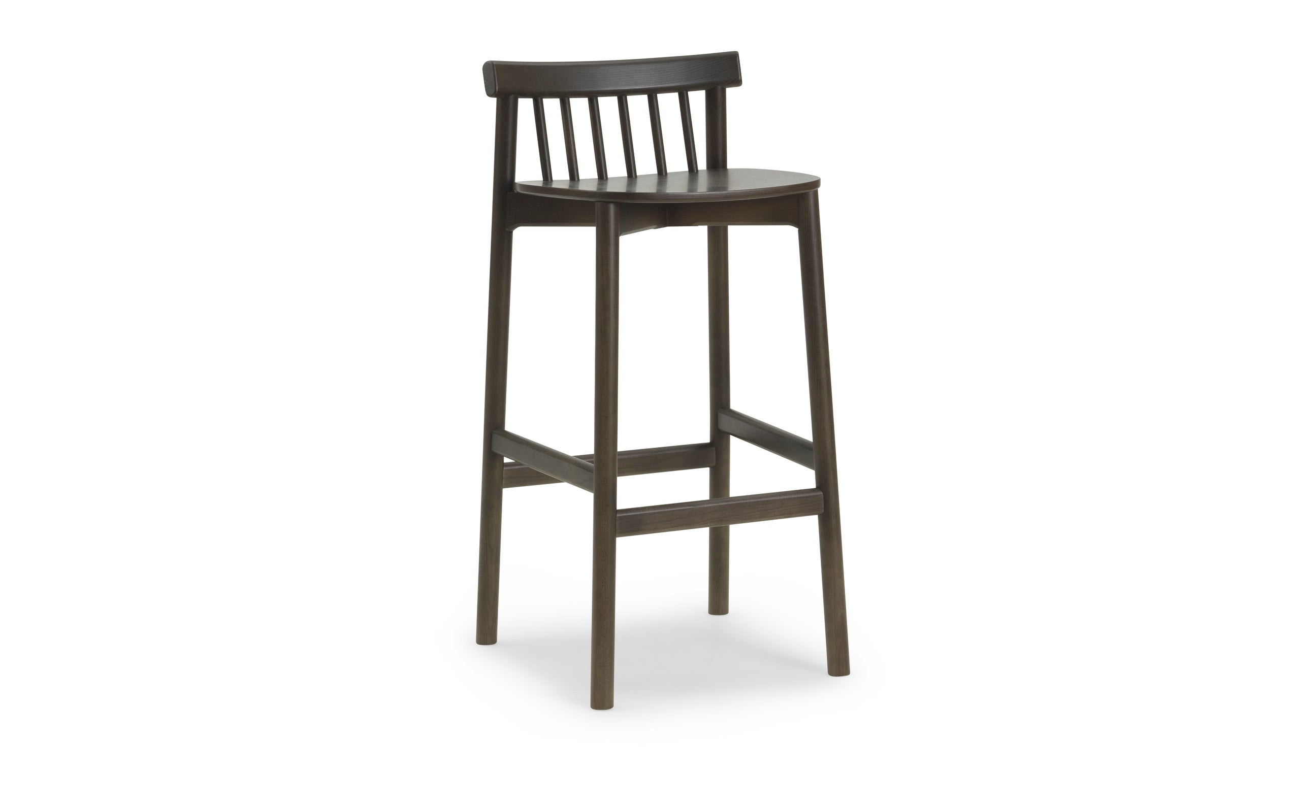 Pind Bar Stuhl Brauner Aschefurnier