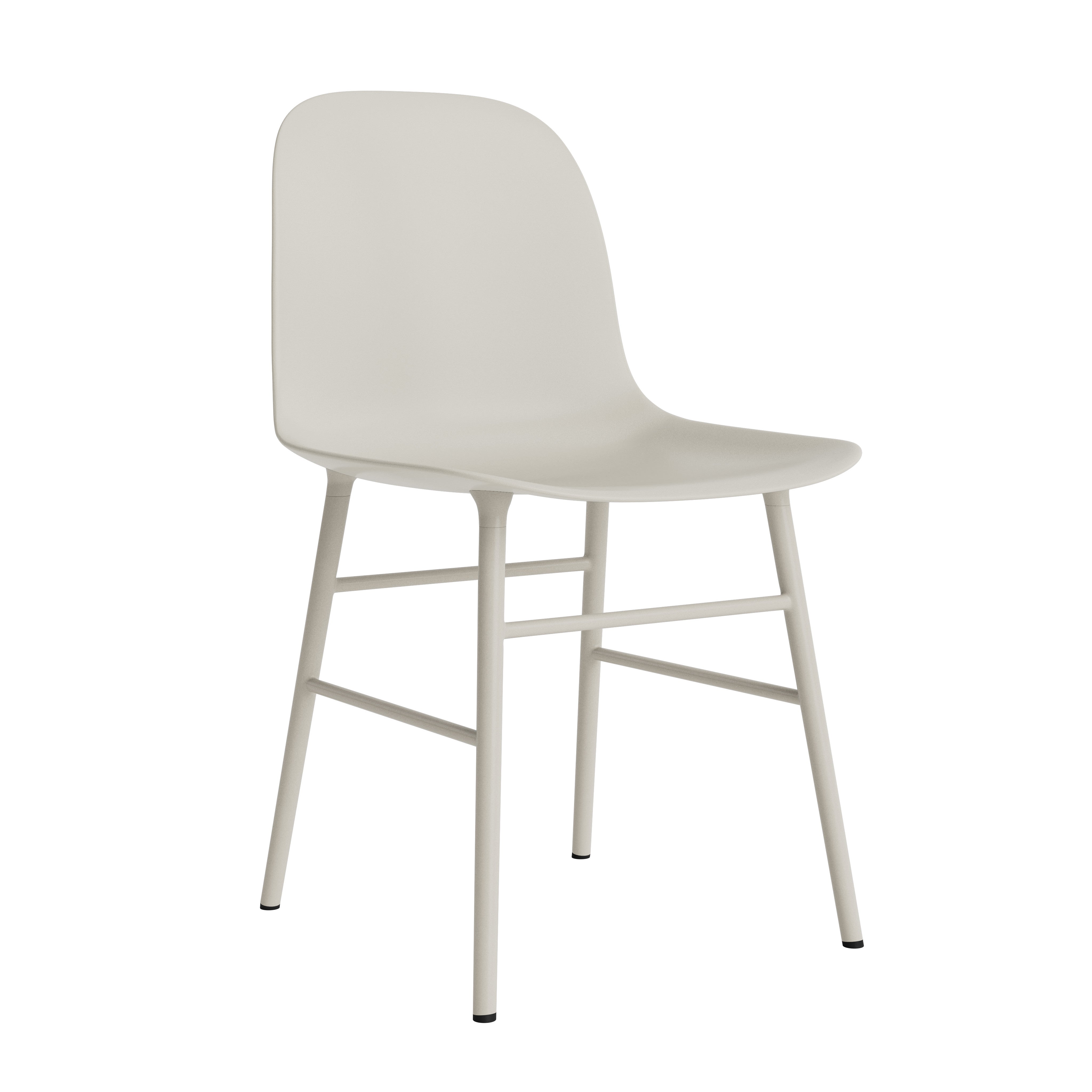 Chair of forms bright gray