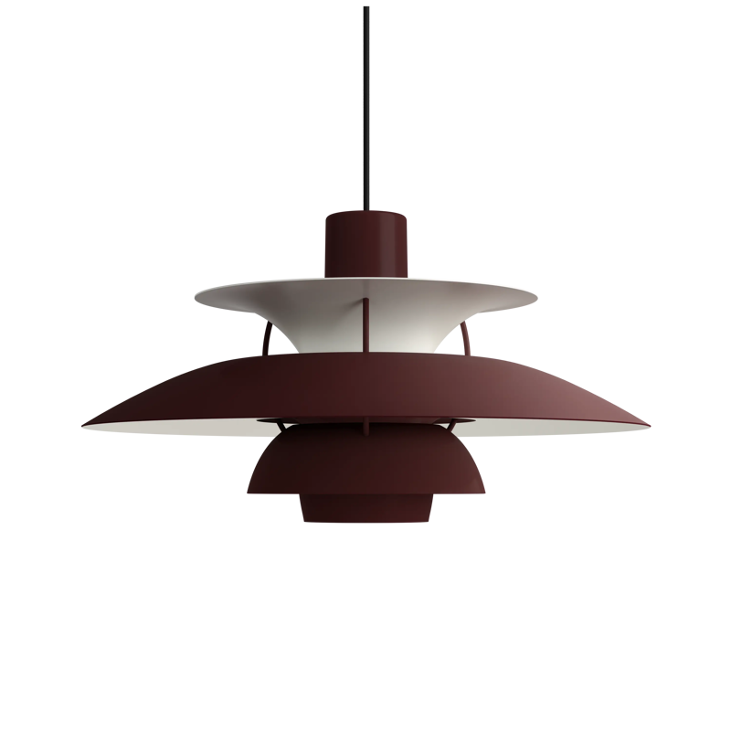 PH 5 Pendant Lamp Monochromatic Burgundy