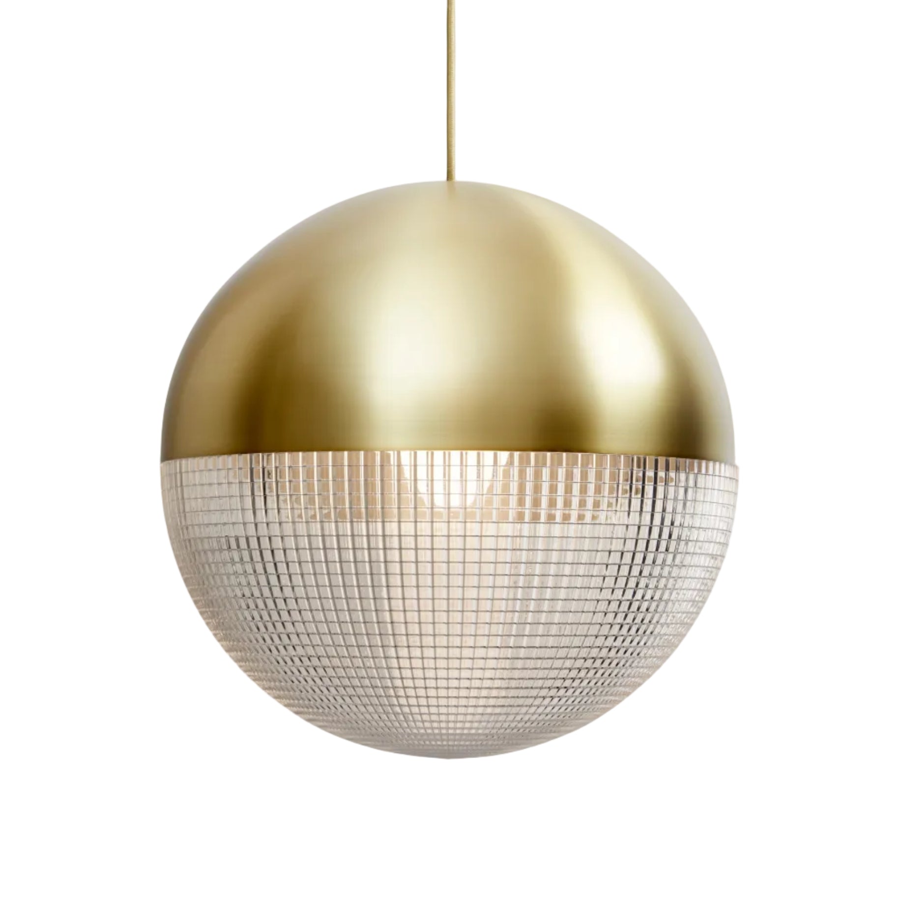 LENS FLAIR Brass Pendant Lamp