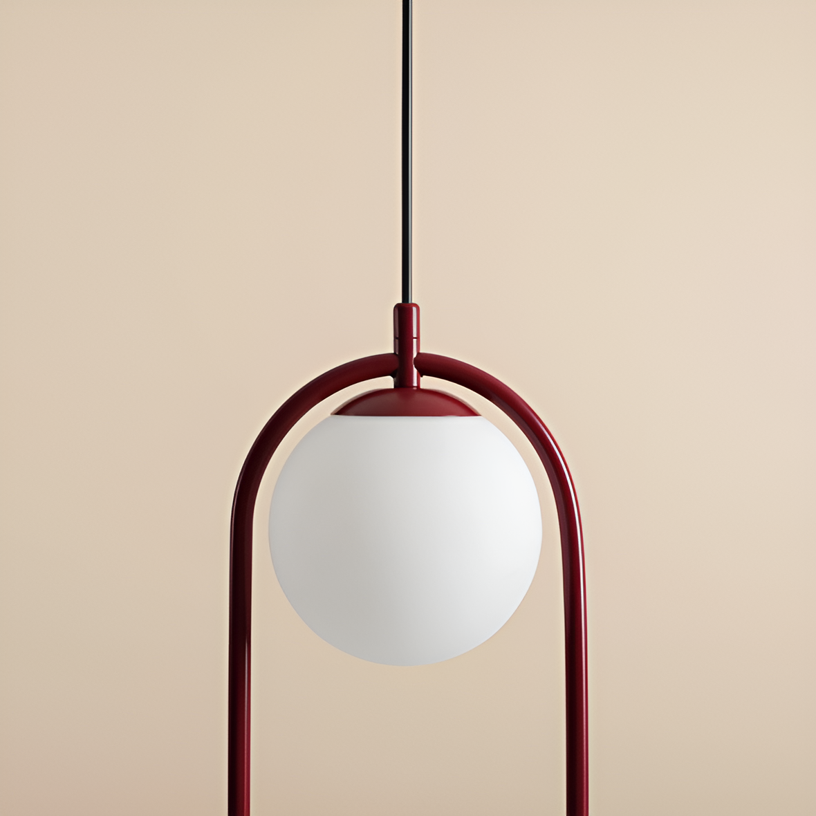 Hängelampe RIVA DUO burgund