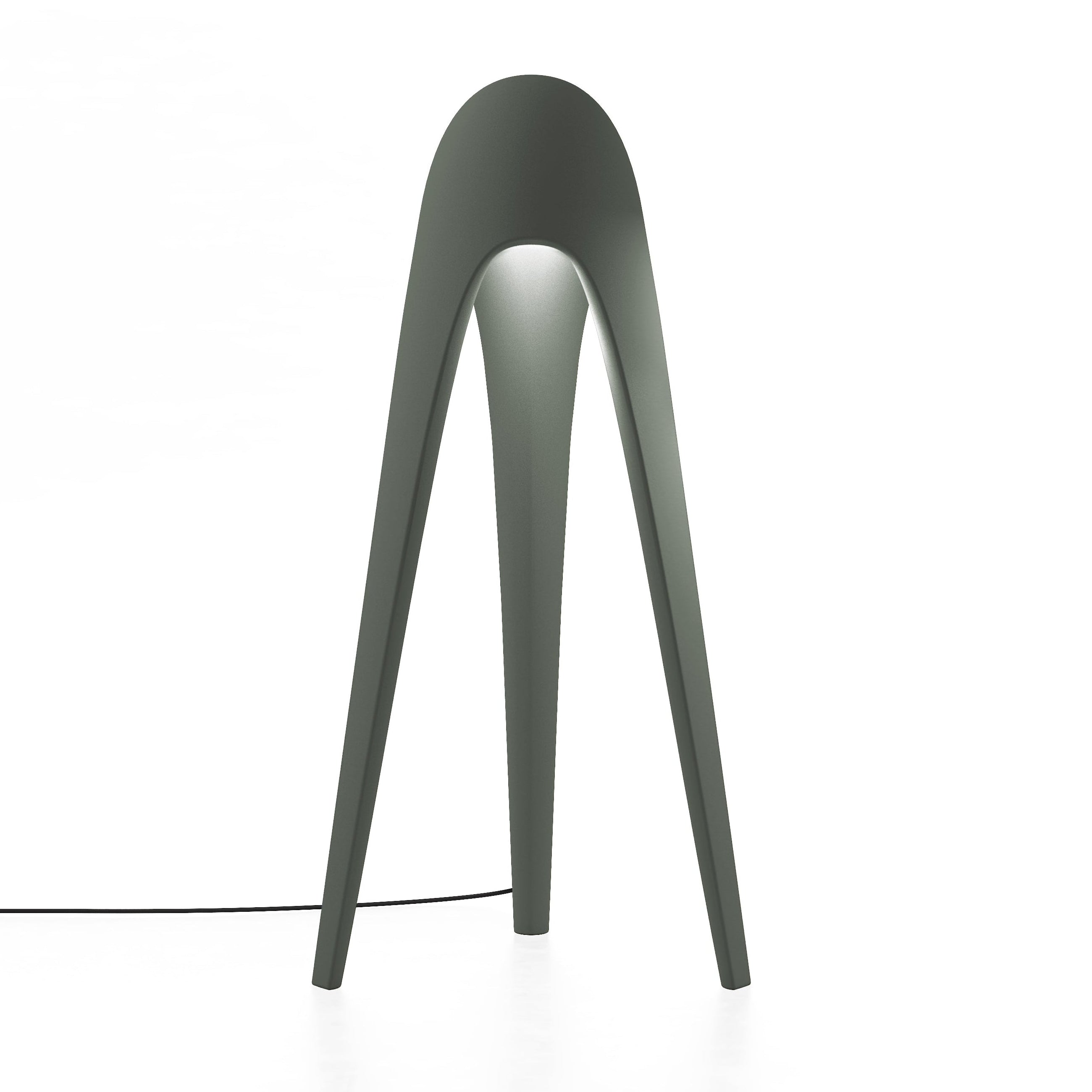 Outdoor floor lamp CYBORG BIG military green