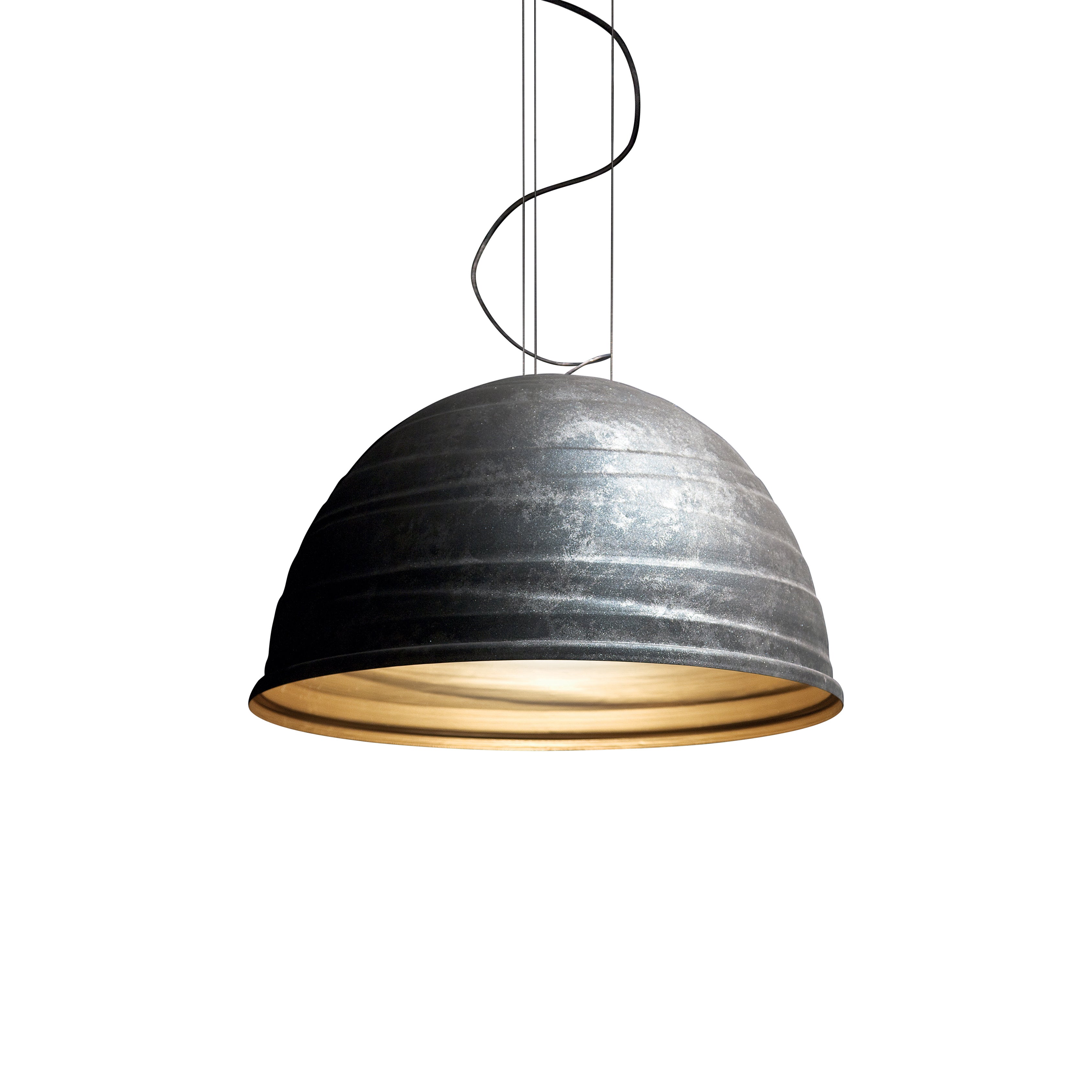 Metallic BABELE pendant lamp