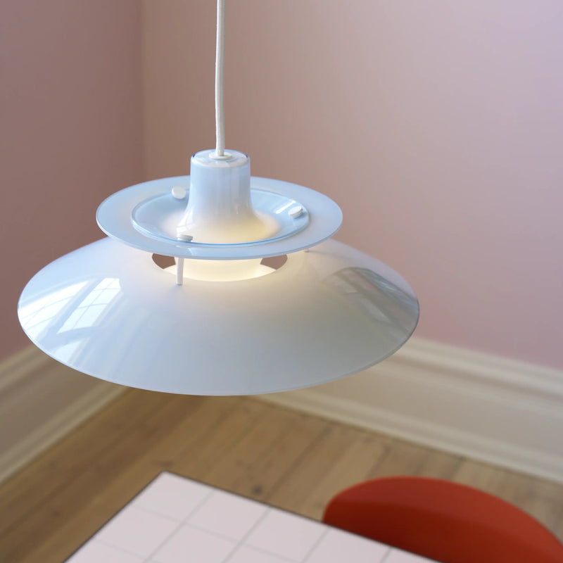 Hanging lamp PH 5 OPAL blue
