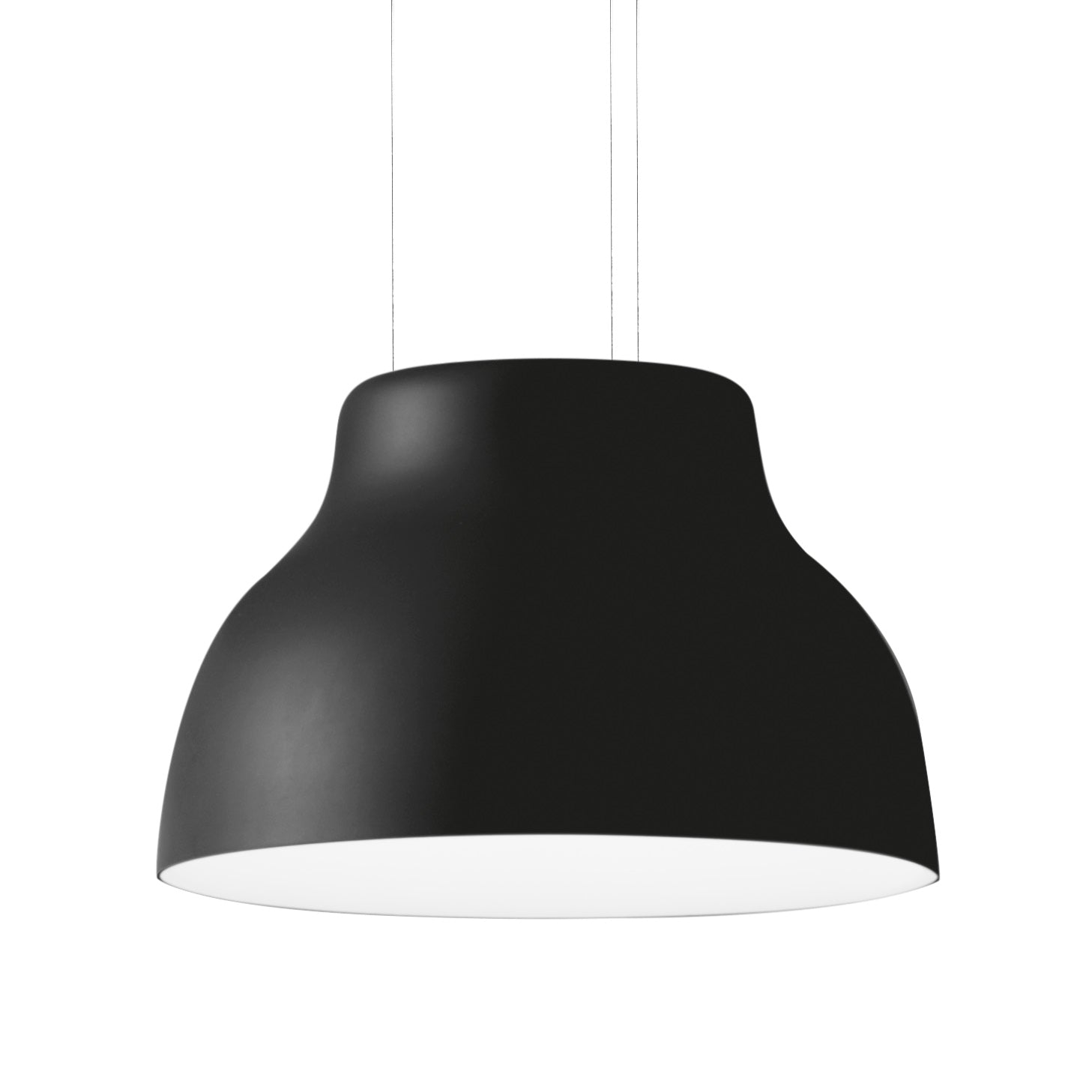 CICALA Pendant Lamp in Embossed Black