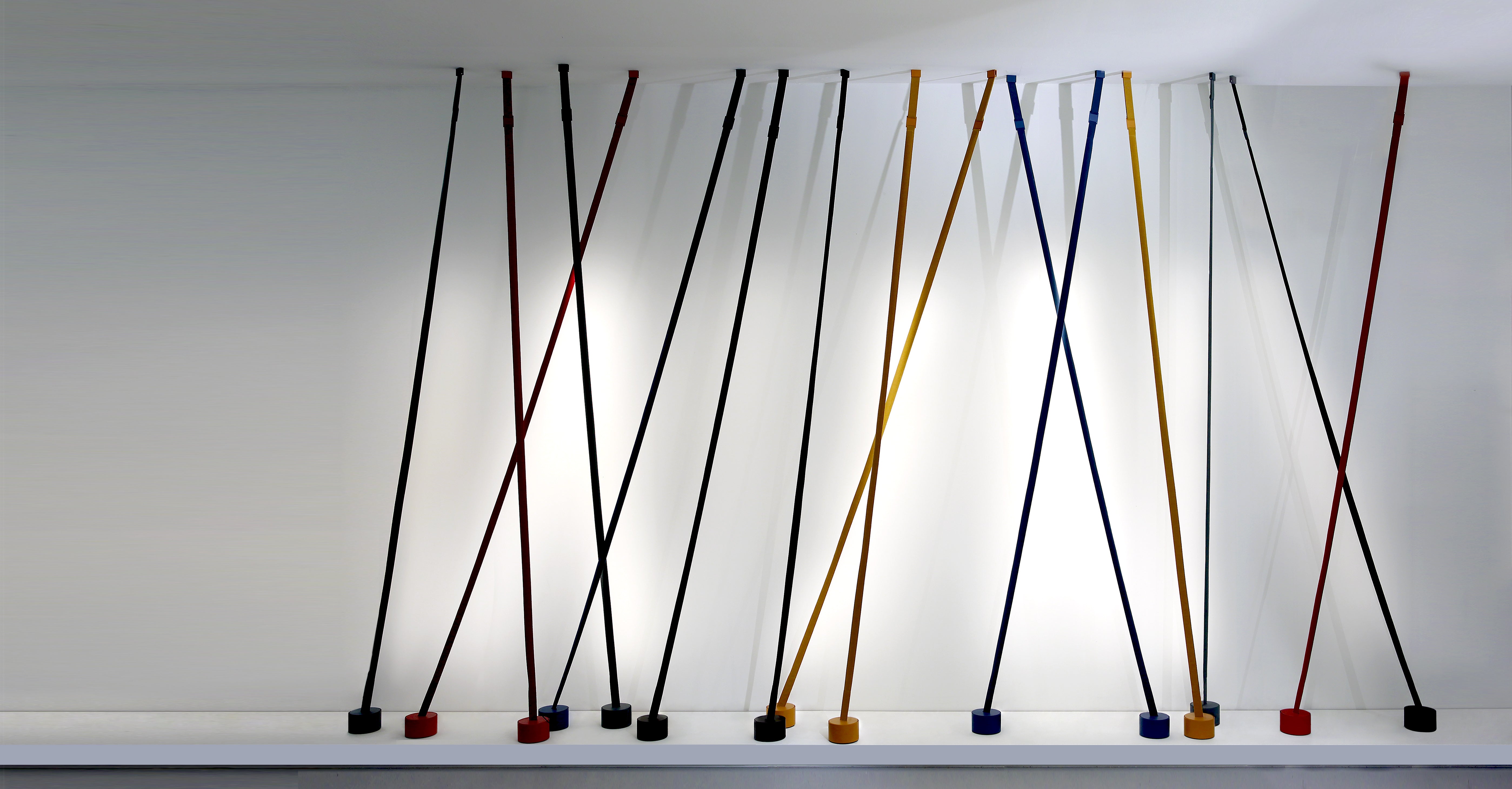 ELASTICA blue floor lamp