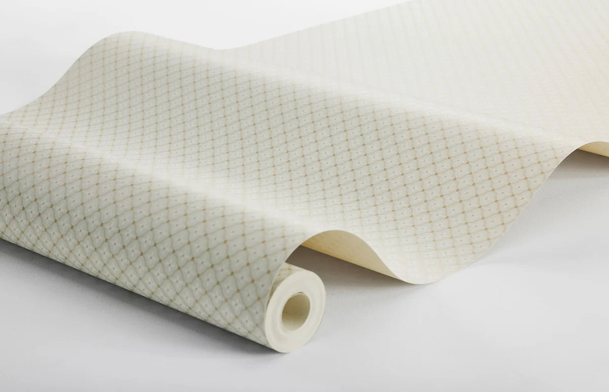 SELMA Beige Geometric Pattern Wallpaper