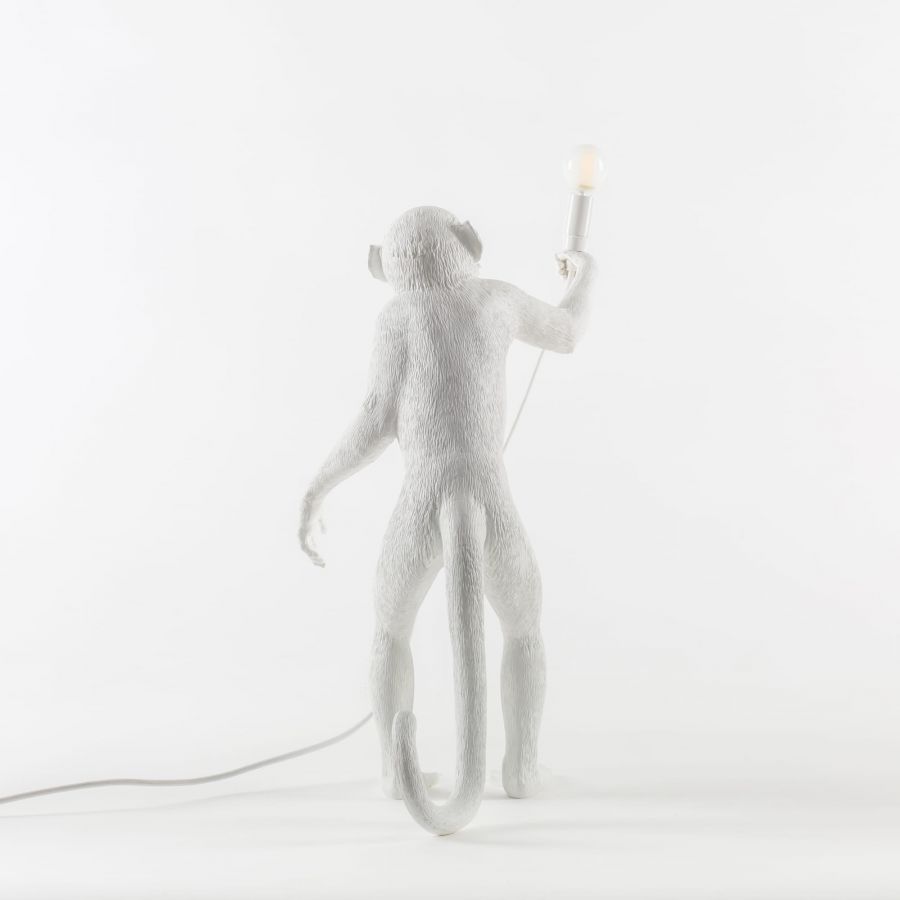 MONKEY STANDING Tischleuchte weiß