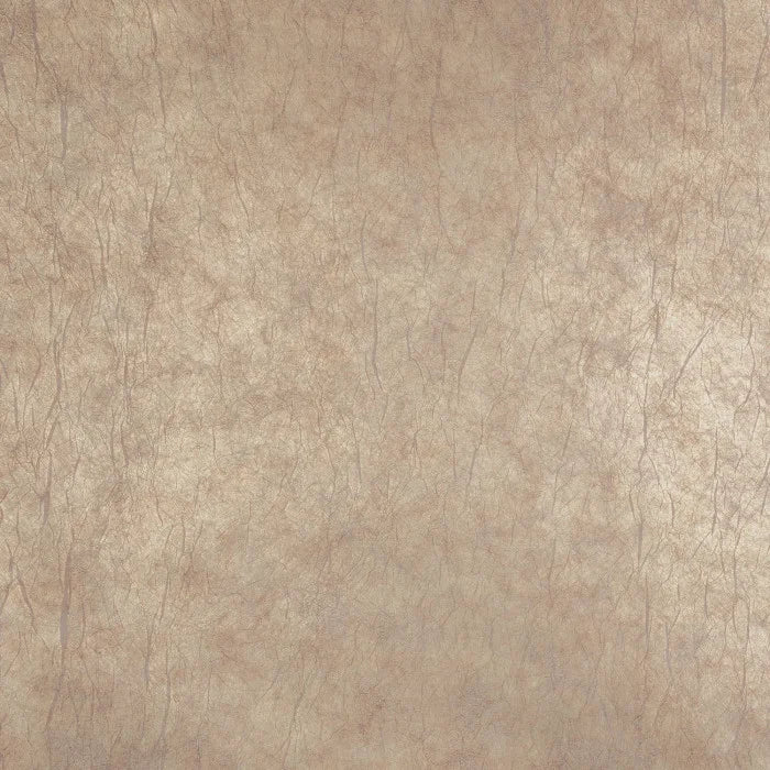 Textilstruktur-Tapete mit metallischen Falten OXEA - BEIGE POUDRÉ PLATINE beiger Platin