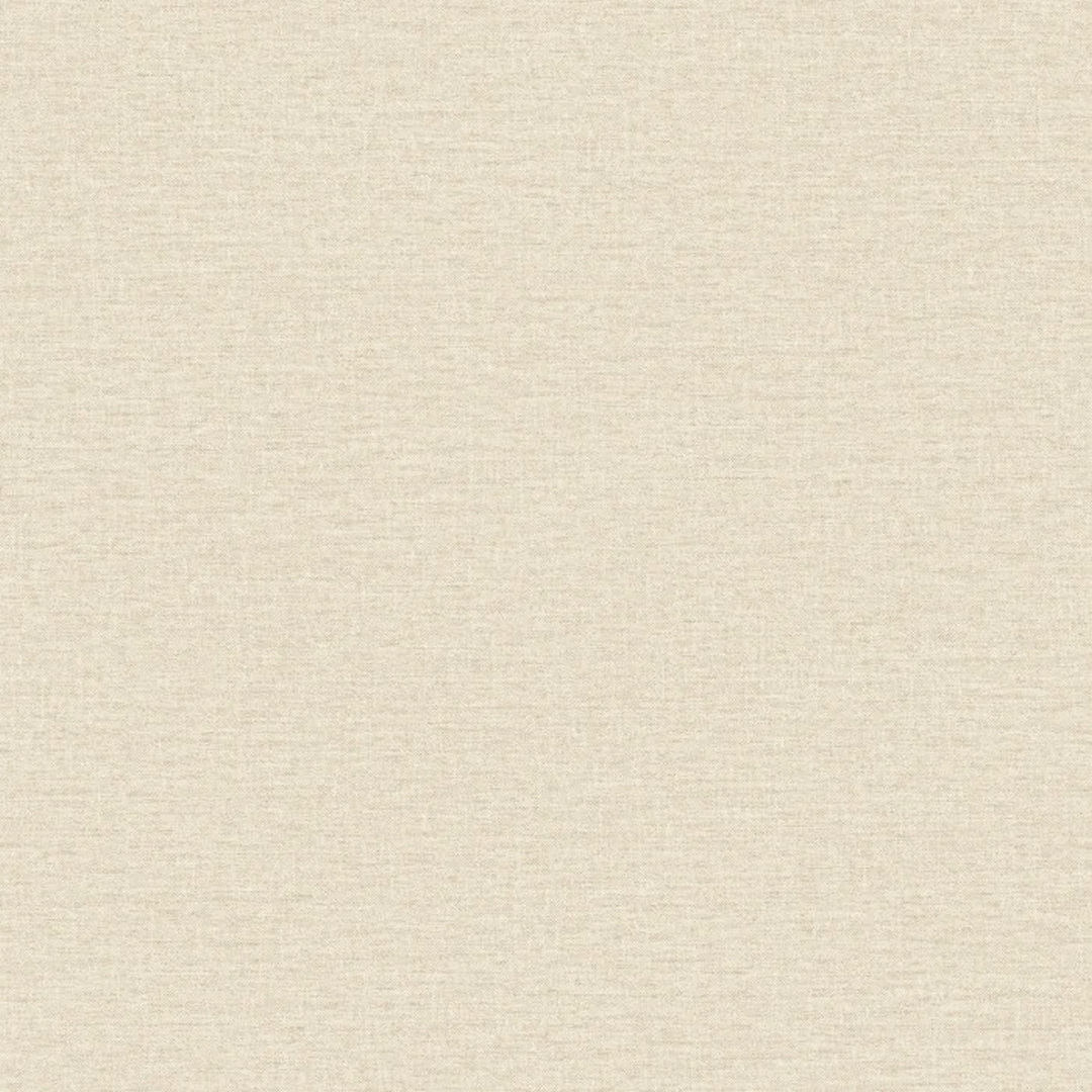 Structural vinyl wallpaper resembling linen canvas LINA - IVORY light beige