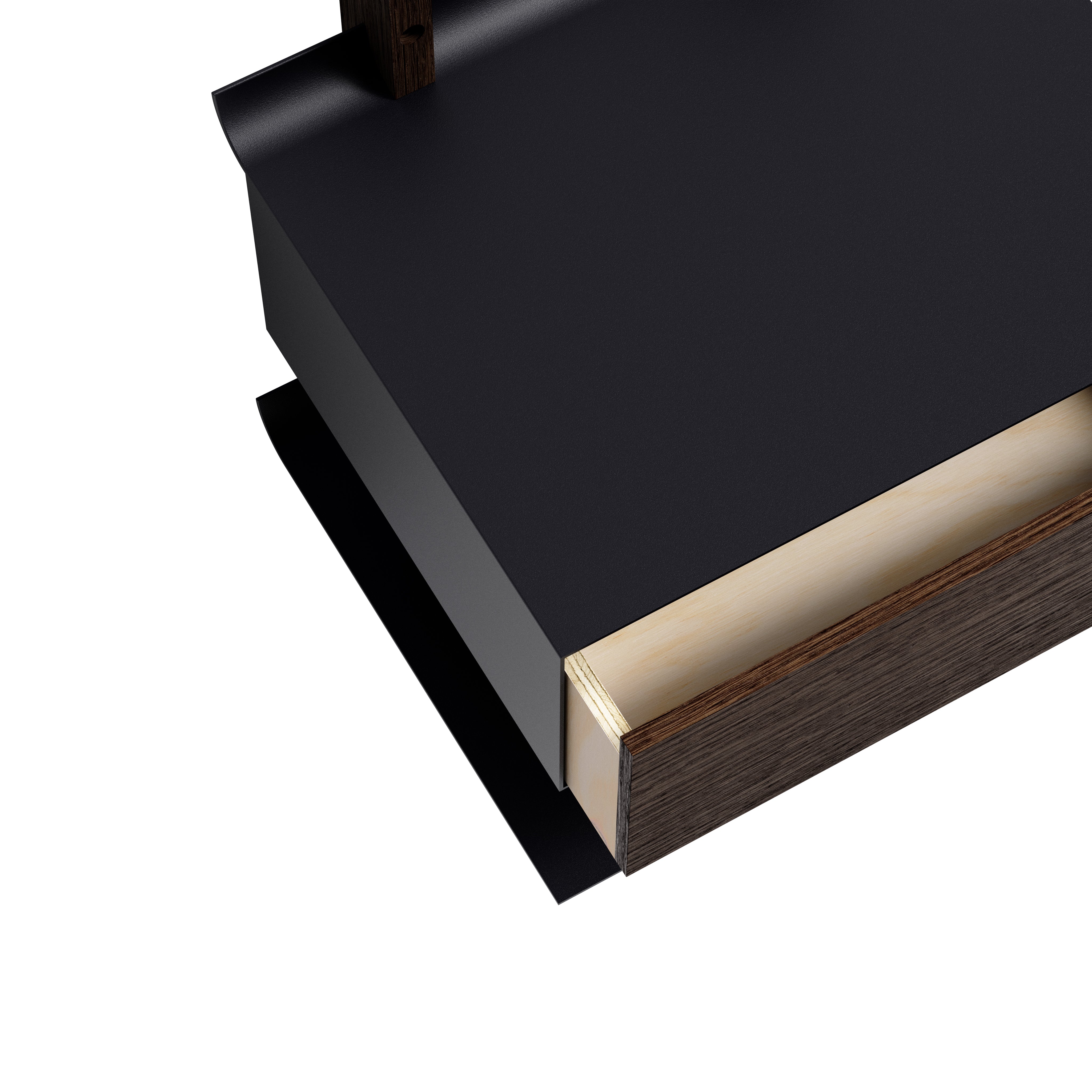 Nachttisch SMILE schwarz