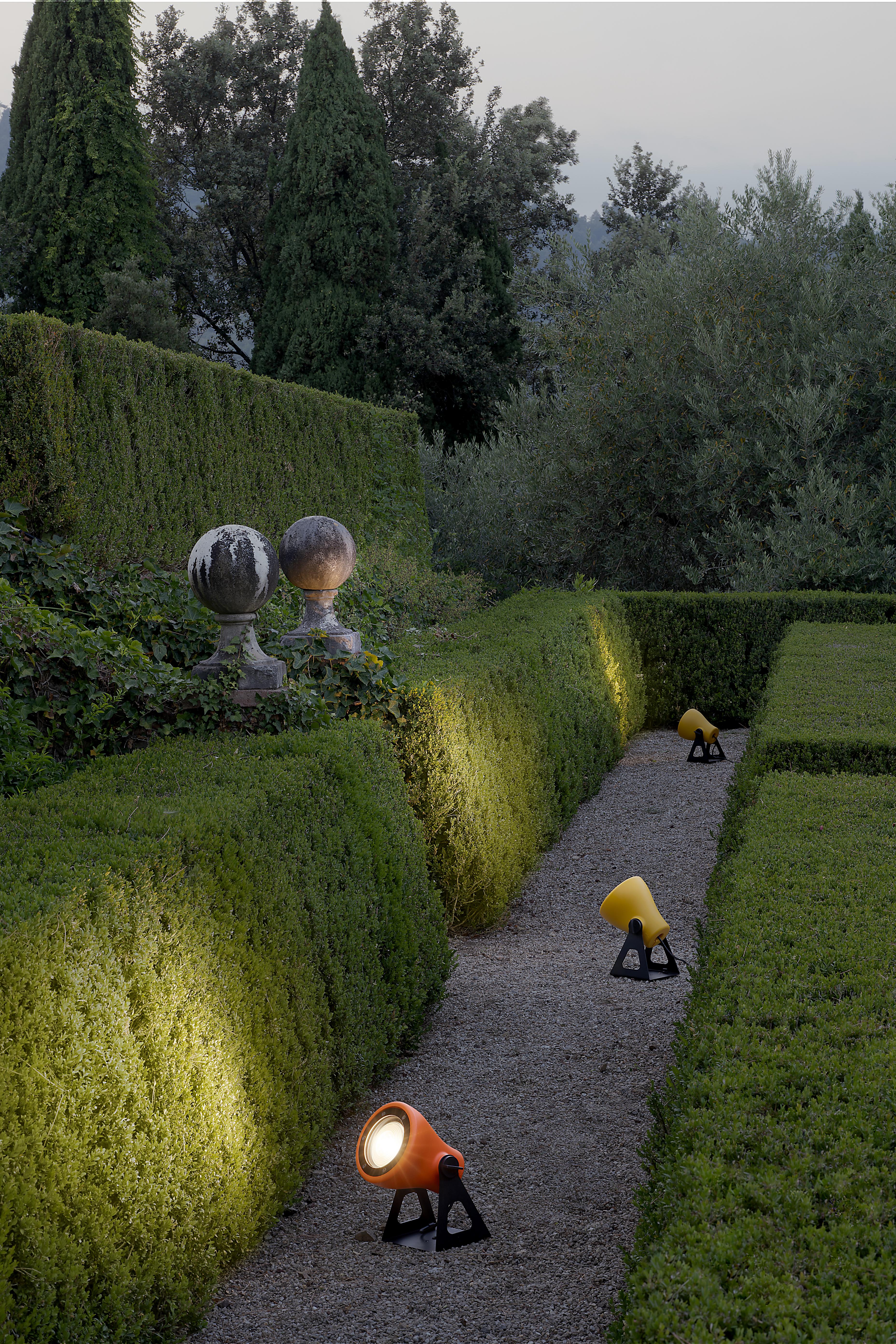 FROG Orange Outdoor Floor Lamp