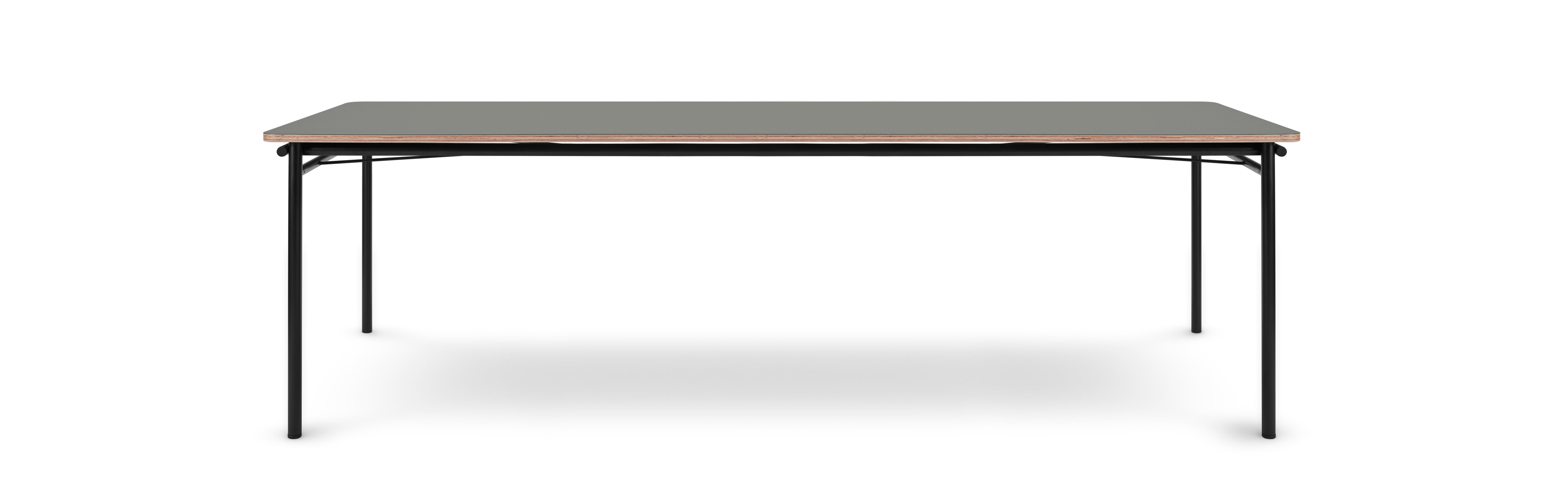 Ausziehbarer Tisch TAFFEL grau