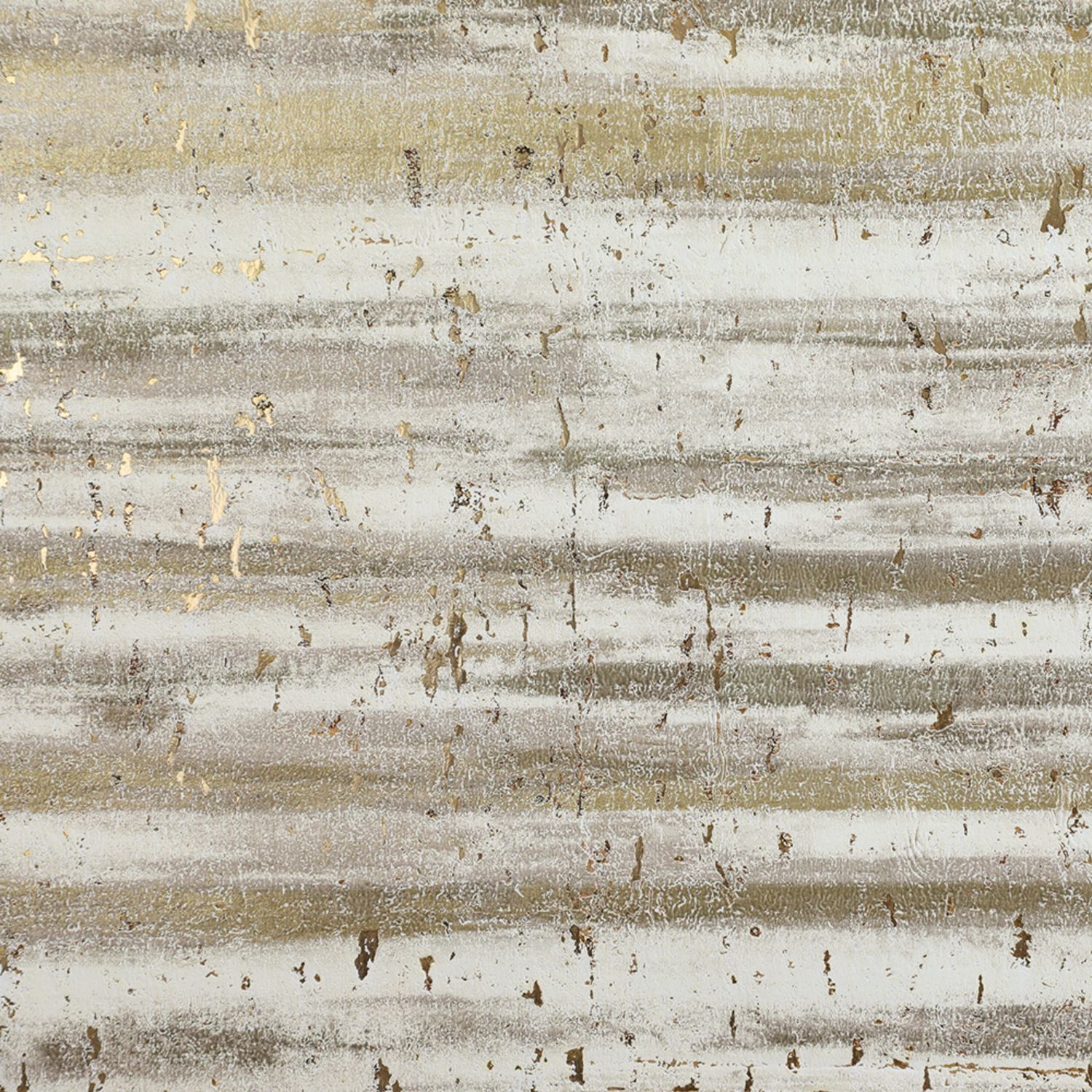 Natural cork structural wallpaper with metallic finish LIEGE - BRONZE AND GOLD brown with gold