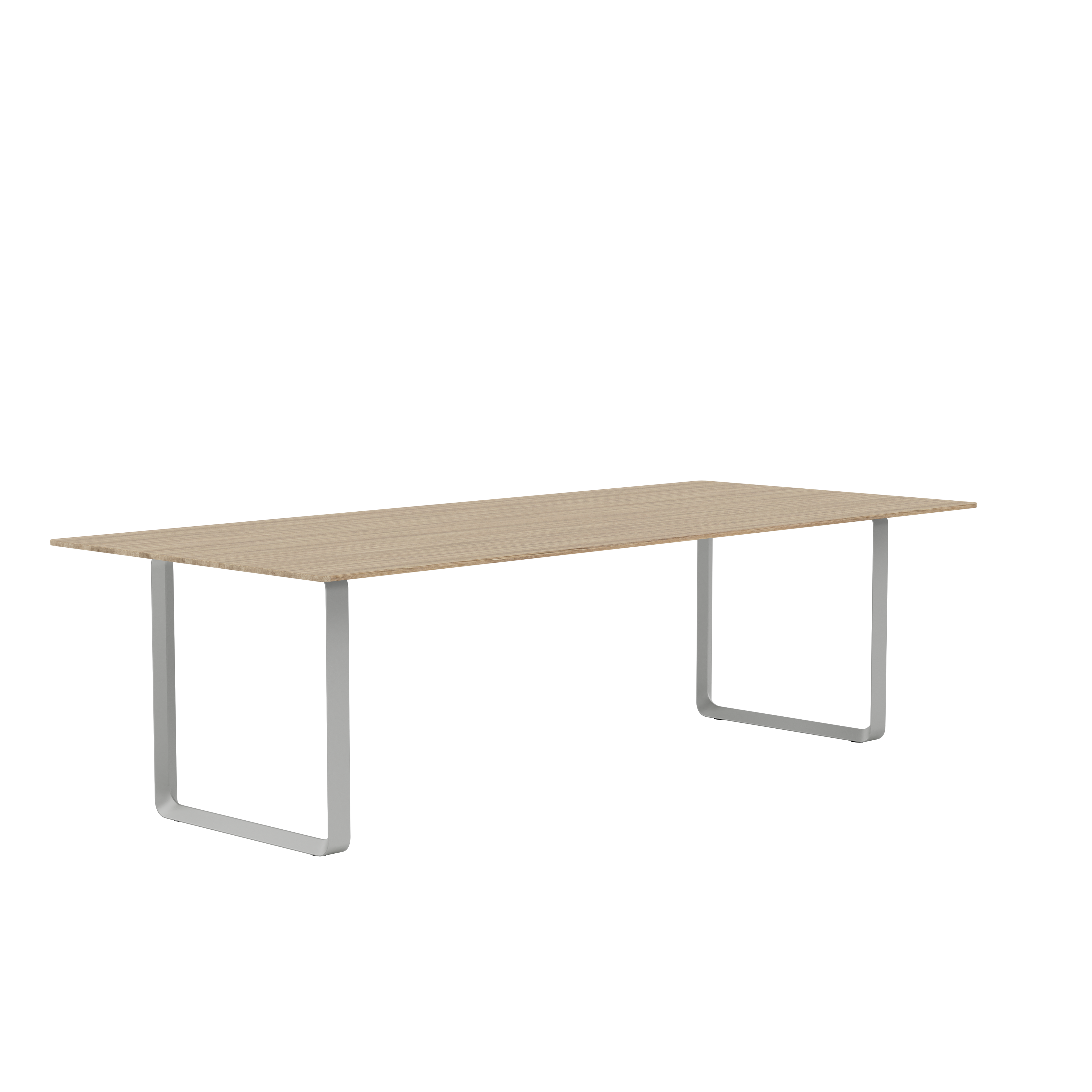Table 70/70 oak wood with gray base