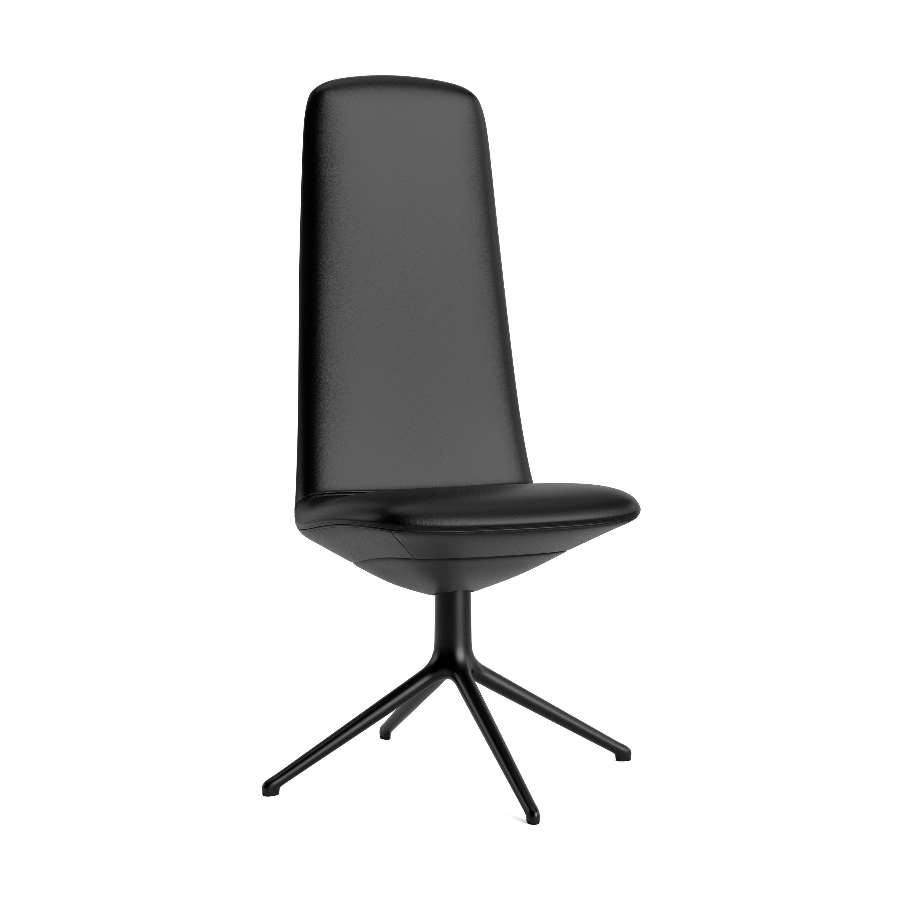 Bieten Sie High 4L Polster Office Chair mit einer schwarzen Basis an