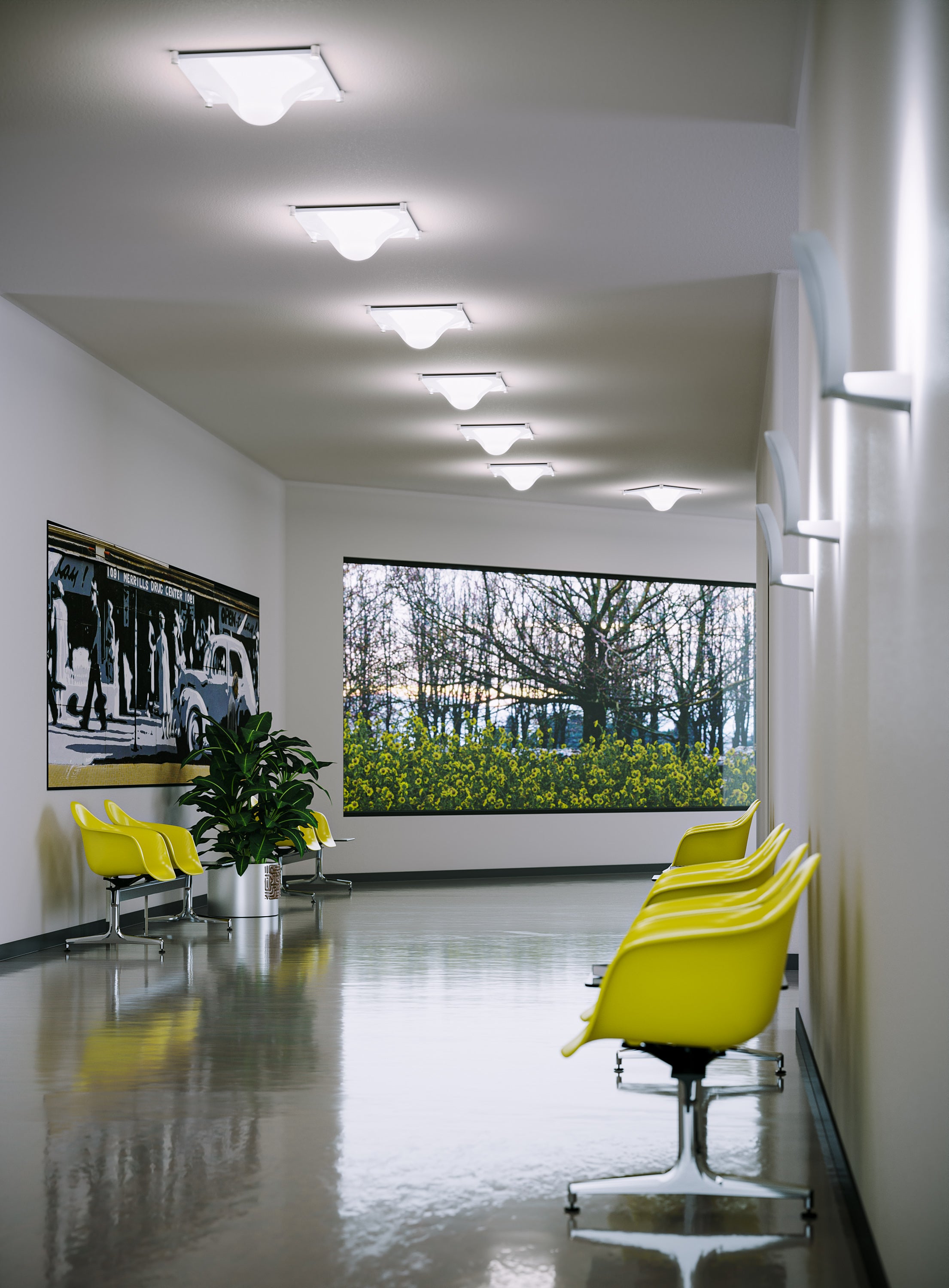 BOLLA White Wall Lamp