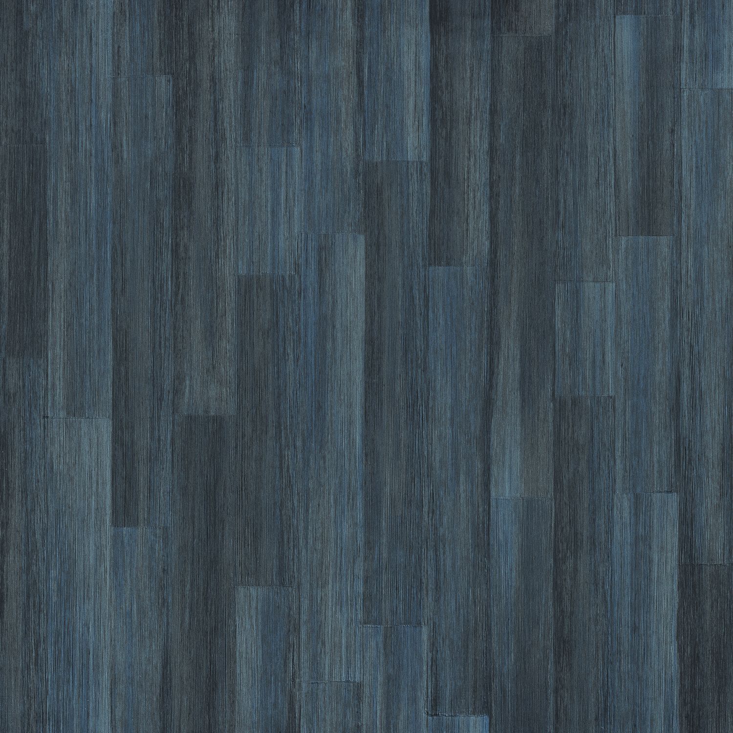 Structural wallpaper imitating wooden boards SAPELLI - DARK BLUE
