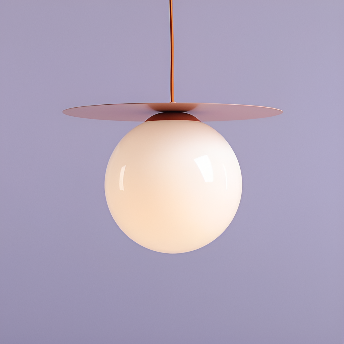 Hanging lamp coral loop