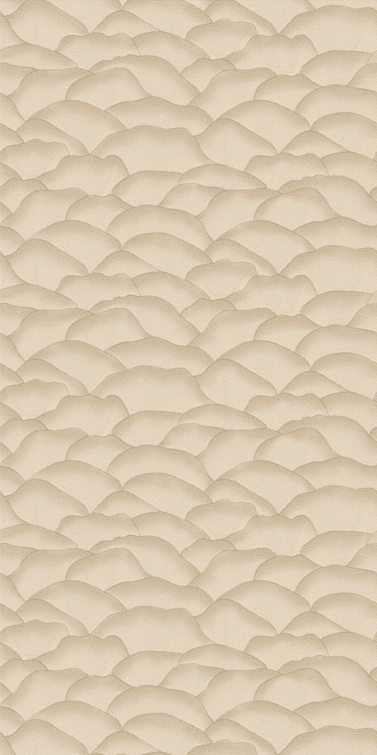 ONDULA structural wallpaper sand