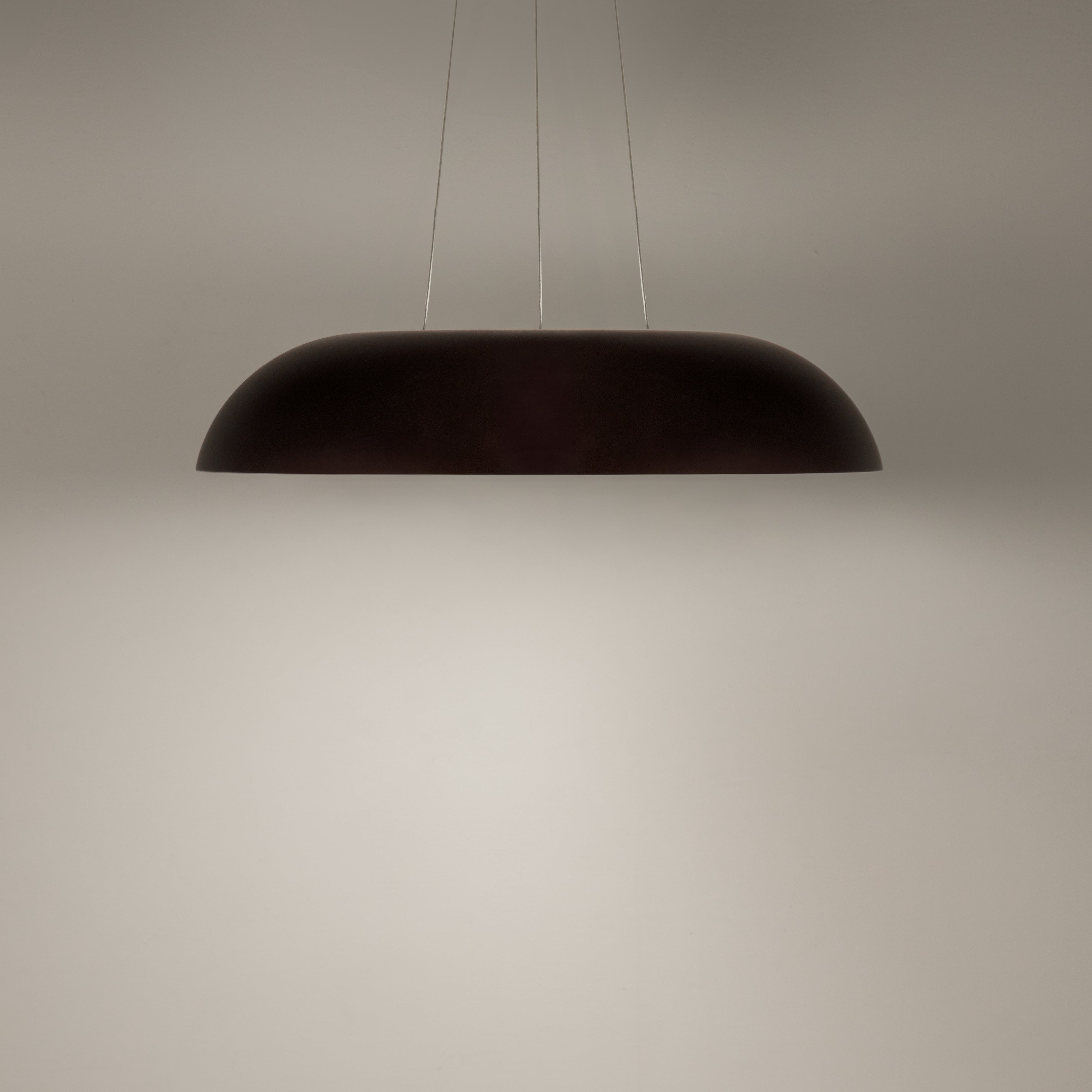 MAGGIOLONE pendant lamp in matte brown