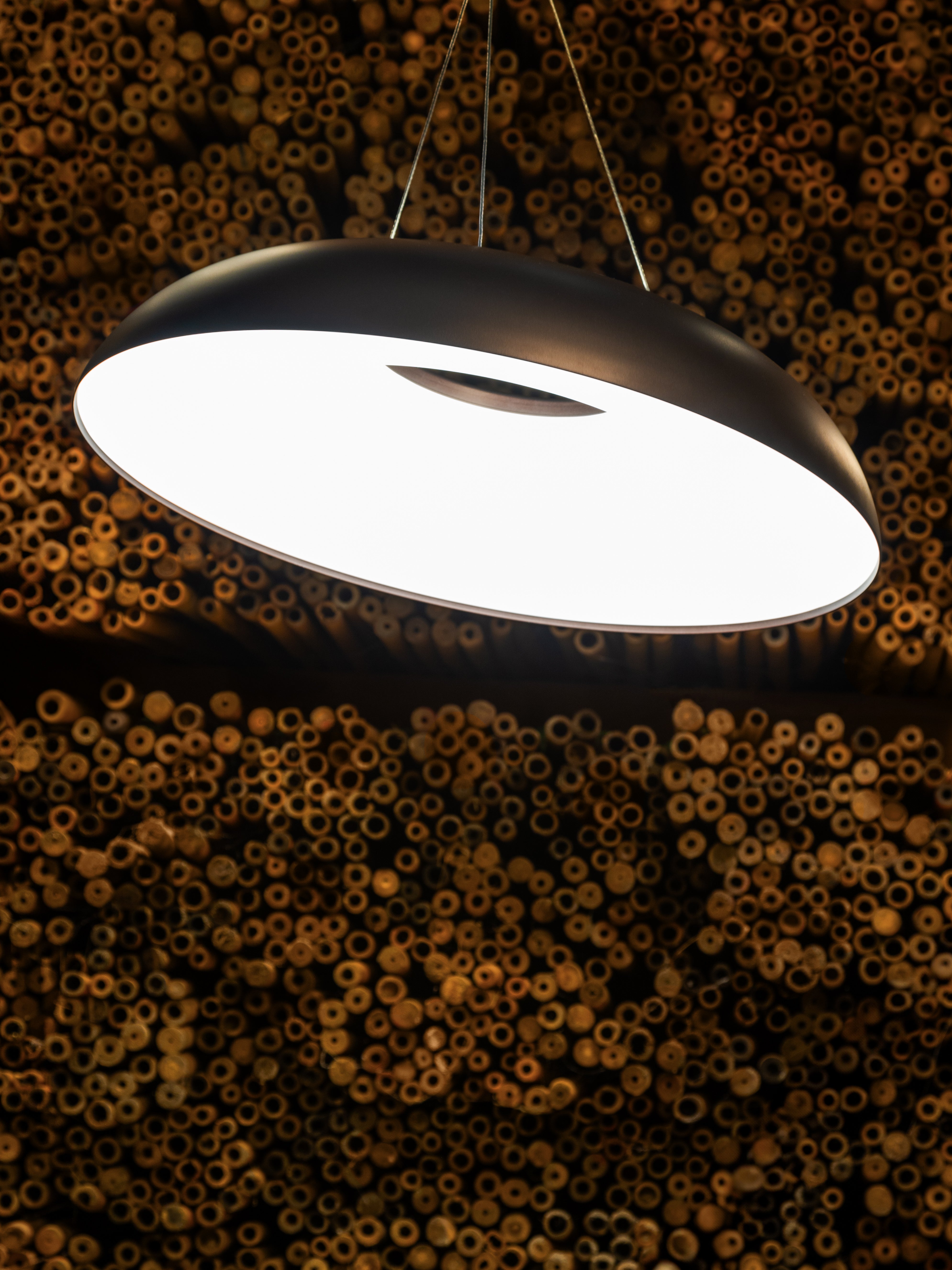 MAGGIOLONE pendant lamp in matte brown