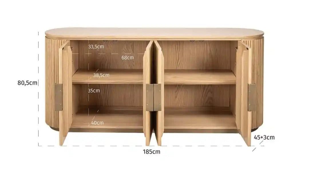 BELFORT oak sideboard