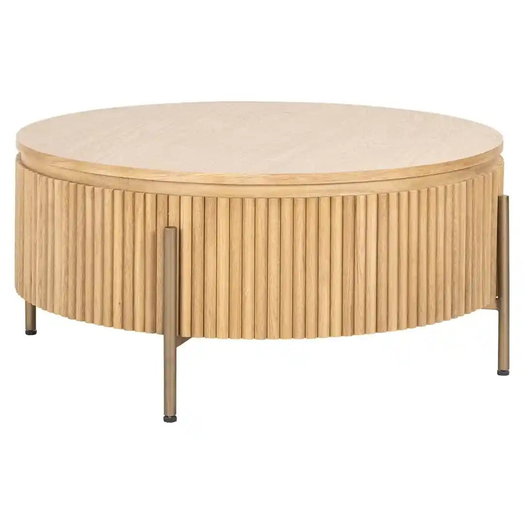 Runder Couchtisch BELFORT Eichenfurnier
